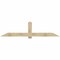 Ekena Millwork Eugene Rough Sawn Timber Gable Bracket, Douglas Fir, 96"W x 24"H x 2"D x 6"F, 6/12 Pitch GBW096X24X0206EUG00RDF - alternate 1